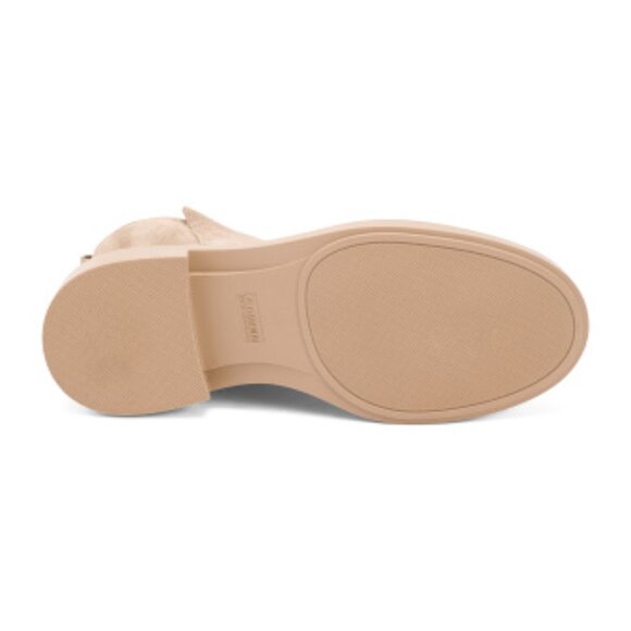 La Canadienne Waterproof Suede Ankle Booties in Tan - Picture 3 of 3